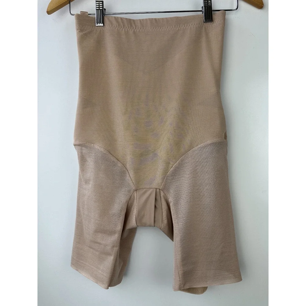 Honeylove SuperPower Shorts Shaper Shapewear Sand Beige Sculpt Women's Medium - Picture 2 of 15